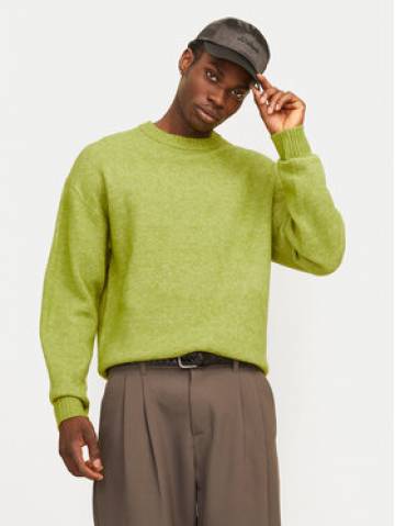 Jack&Jones Светр Rollie 12215468 Зелений Relaxed Fit Jack&Jones Светр Rollie 12215468 Зелений Relaxed Fit