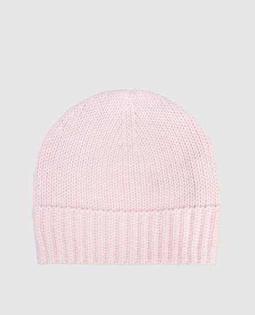 Розовая шапка из кашемира