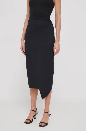 Юбка Calvin Klein цвет чёрный midi карандаш Юбка Calvin Klein цвет чёрный midi карандаш