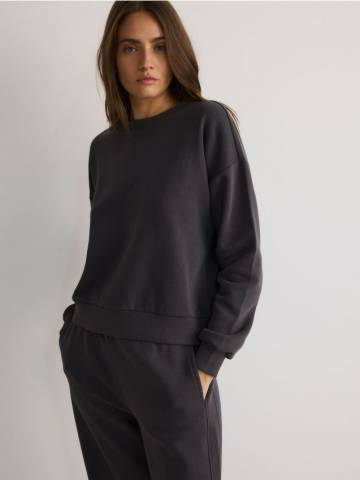 Reserved - LADIES` JOGGING TOP - темно-сірий - YA388-90X Reserved - LADIES` JOGGING TOP - темно-сірий - YA388-90X