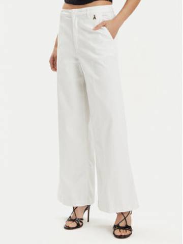 Patrizia Pepe Штани з тканини 2P1577/D076-W146 Білий Relaxed Fit Patrizia Pepe Штани з тканини 2P1577/D076-W146 Білий Relaxed Fit
