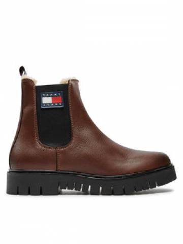 Tommy Jeans Челсі Chelsea EN0EN02626 Коричневий Tommy Jeans Челсі Chelsea EN0EN02626 Коричневий