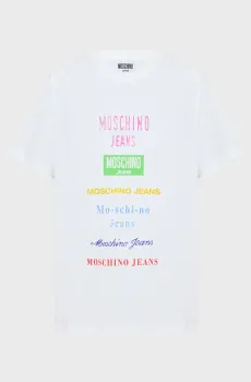 Женская белая футболка Белый XS Moschino J0714.8236;5001