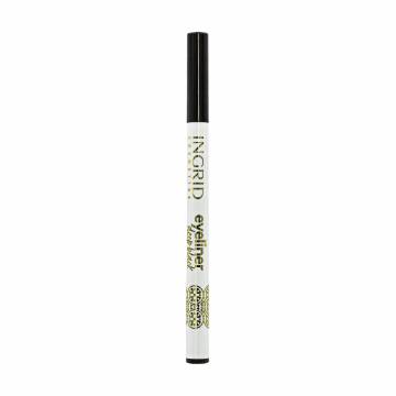 Стойкая подводка-фломастер для глаз Ingrid Cosmetics Eyeliner Deep Black, 2 мл Стойкая подводка-фломастер для глаз Ingrid Cosmetics Eyeliner Deep Black, 2 мл