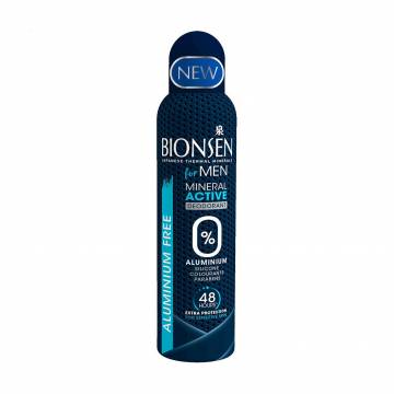 Дезодорант-спрей Bionsen Men Mineral Active Deodorant 48H мужской, 150 мл Дезодорант-спрей Bionsen Men Mineral Active Deodorant 48H мужской, 150 мл