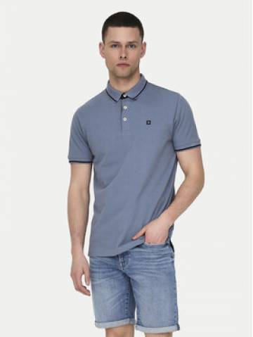 Only & Sons Поло Fletcher 22024827 Голубий Regular Fit Only & Sons Поло Fletcher 22024827 Голубий Regular Fit