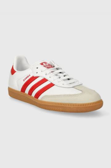 Кожаные кроссовки adidas Originals Samba OG цвет белый IF6513 Кожаные кроссовки adidas Originals Samba OG цвет белый IF6513