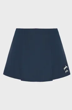 Женская темно-синяя юбка TJCW TAILORED PLEATED MINI SKIRT Синий M Tommy Jeans DW0DW20201