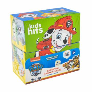 Игрушка Kids Hits Paw Patrol Деревянные кубики-пазлы, от 1 года, 21*7.5*20 см (KH20/049) Игрушка Kids Hits Paw Patrol Деревянные кубики-пазлы, от 1 года, 21*7.5*20 см (KH20/049)