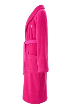 Хлопковый халат Ralph Lauren POLOPLAY PinkSky S