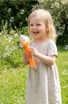 Машинка для мильних бульбашок у формі кролика - різнобарвний