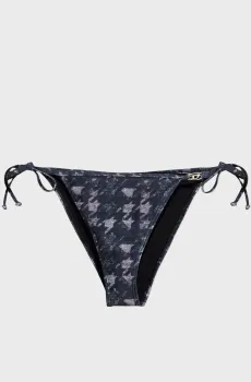 Женские черные трусики от купальника с узором BRIGITTES Черный S Diesel A17774 0ENBU