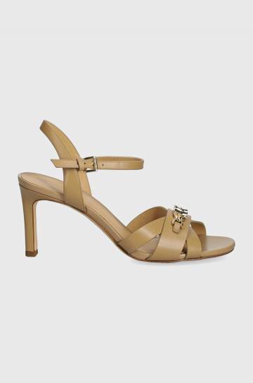 Кожаные сандалии MICHAEL Michael Kors Tiffanie цвет коричневый 40T4TFMS1L 222 Кожаные сандалии MICHAEL Michael Kors Tiffanie цвет коричневый 40T4TFMS1L 222