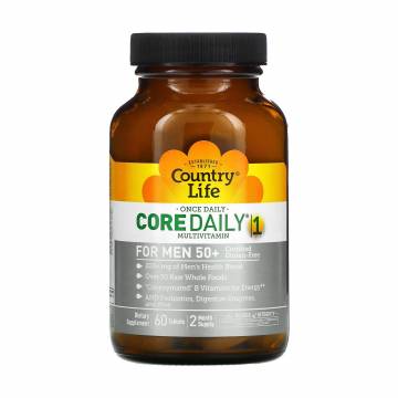 Мультивитамины для мужчин 50+ Country Life Core Daily-1 for Men, 60 таблеток Мультивитамины для мужчин 50+ Country Life Core Daily-1 for Men, 60 таблеток