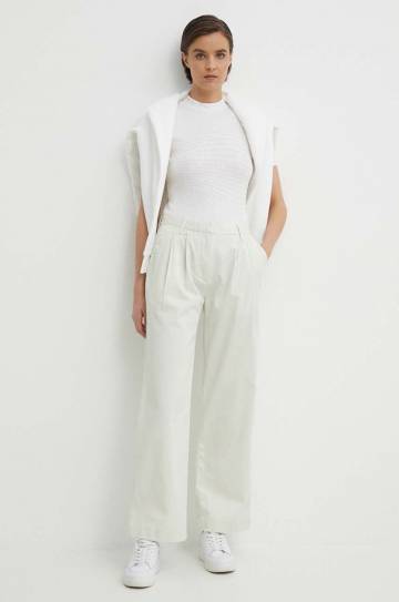 Кофта Calvin Klein женская цвет белый с принтом K20K206942 Кофта Calvin Klein женская цвет белый с принтом K20K206942