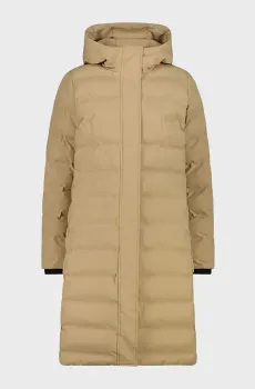 Женская бежевая куртка FIX HOOD FEEL WARM Бежевый 38 CMP 35K3676-P405