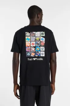 Мужская черная футболка N Collage Черный L New Balance MT6161TQBK