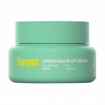 Увлажняющий крем для лица Tovegan Color Food Series Green Glow-Up Cream, 50 мл