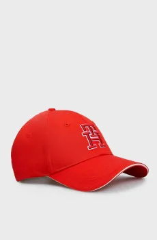 Женская красная кепка TH PREP CAP Красный ONESIZE Tommy Hilfiger AW0AW16177