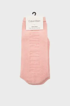 Женские розовые носки TERRY Розовый ONESIZE Calvin Klein 701235381