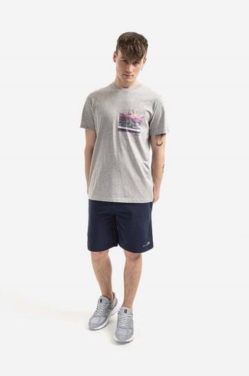 Хлопковые шорты A.P.C. Item Short цвет синий COEAS.H10148-DARKNAVY Хлопковые шорты A.P.C. Item Short цвет синий COEAS.H10148-DARKNAVY