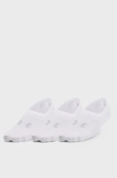 Белые носки (3 пары) UA Breathe Lite Ultra Low 3p Белый 31.5-36.5 Under Armour 1370075-100