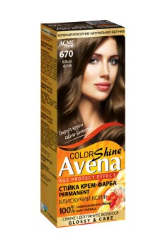Cтойкая крем-краска для волос Acme Color Avena Shine Color 670 Ольха, 133 мл