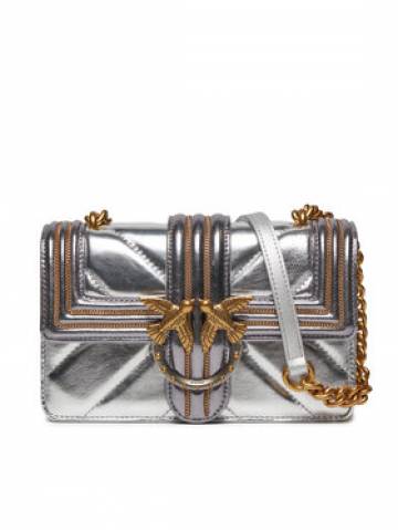 Pinko Сумка Love One Mini Cl AI 23-24 PLTT 100059 A179 Срібний Pinko Сумка Love One Mini Cl AI 23-24 PLTT 100059 A179 Срібний