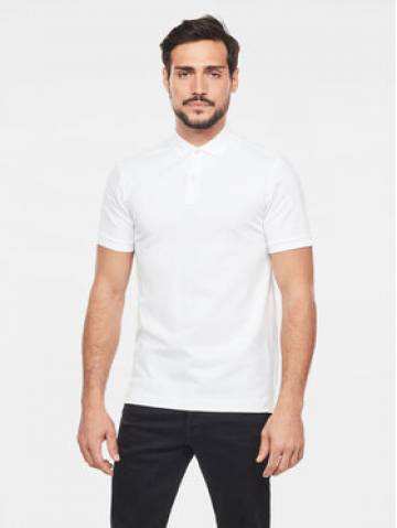 G-Star Raw Поло Dunda D11595-5864 Білий Regular Fit G-Star Raw Поло Dunda D11595-5864 Білий Regular Fit