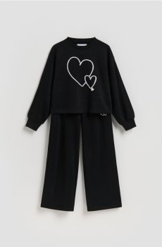 Reserved - Бавовняний комплект - чорний - 149HN-99X