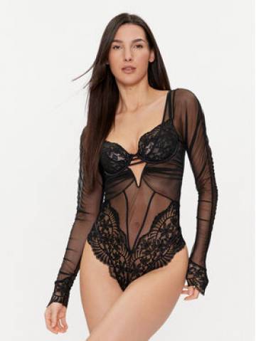 Hunkemöller Боді Antonia 204781 Чорний Hunkemöller Боді Antonia 204781 Чорний