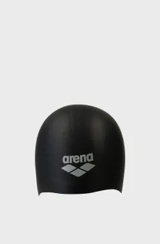 Черная шапочка для плавания LONG HAIR CAP Черный ONESIZE Arena 009275-203