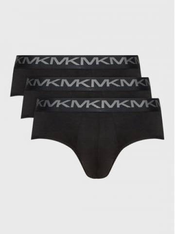Michael Kors Набір з 3 пар сліпів 6BR1L10033 Чорний Michael Kors Набір з 3 пар сліпів 6BR1L10033 Чорний