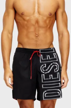 Мужские черные плавательные шорты SOCCER-41-D-CORE Черный M Diesel A20507 0QKBJ