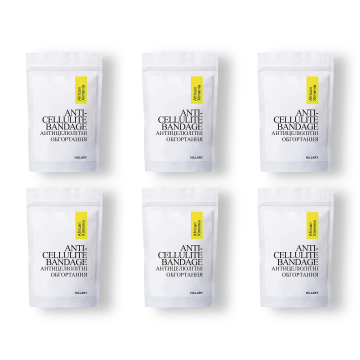 Курс Антицелюлітних обгортань з олією ксименії Hillary Anti-cellulite Bandage African Ximenia (6 уп,) Курс Антицелюлітних обгортань з олією ксименії Hillary Anti-cellulite Bandage African Ximenia (6 уп,)