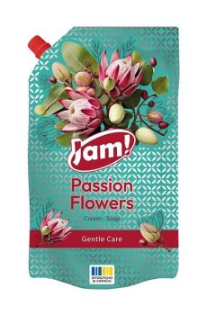 Крем-мыло JAM! Passion Flowers Cream-Soap Gentle Care с глицерином, 900 г
