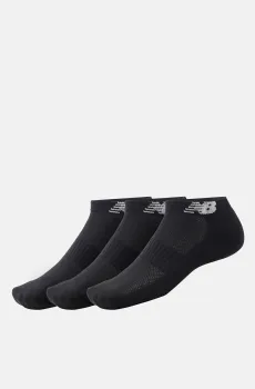 Черные носки Unisex Response PRF No Show (3 пары) Черный 35-38 New Balance LAS16123BK
