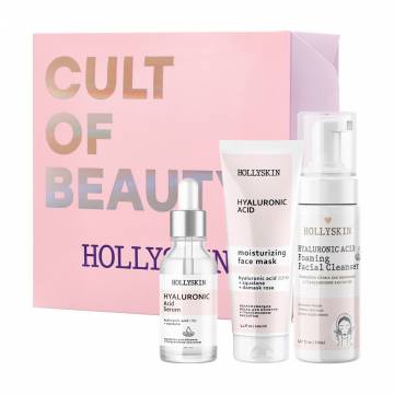 Набор для ухода за лицом Hollyskin Hyaluronic Acid Intensive Care (сыворотка, 30 мл + маска, 100 мл + пенка, 150 мл) Набор для ухода за лицом Hollyskin Hyaluronic Acid Intensive Care (сыворотка, 30 мл + маска, 100 мл + пенка, 150 мл)