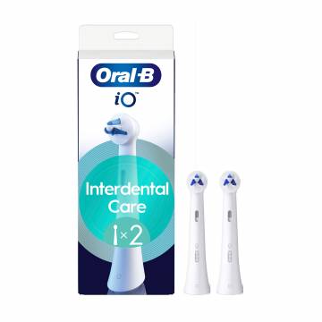 Сменные насадки для электрической зубной щетки Oral-B iO Interdental Clean Белые, 2 шт Сменные насадки для электрической зубной щетки Oral-B iO Interdental Clean Белые, 2 шт