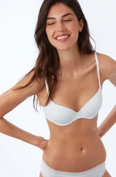 Женский белый бюстгальтер с тонкой чашкой PURE FIT Белый 70C Etam 6399891