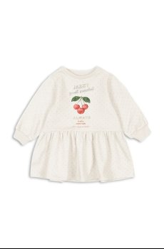 Хлопковое детское платье Konges Sløjd LOUPY SWEAT DRESS OCS