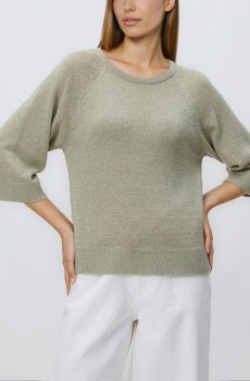 Reserved - Гладкий джемпер - блідо-зелений - 361IT-07X