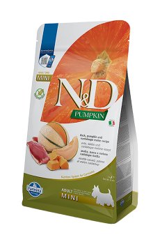 Сухой корм для собак мелких пород Farmina N&D Pumpkin с тыквой, уткой и дыней, 2 кг