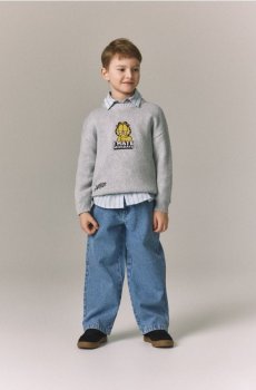 Reserved - Оверсайз светр Garfield - світло-сірий - 817BE-09M