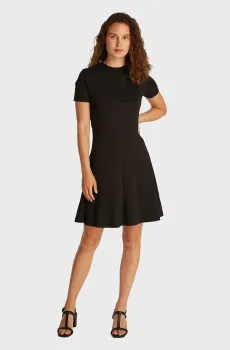 Женское черное платье Черный M Tommy Hilfiger WW0WW45521