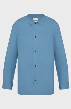 Мужская голубая рубашка RIPSTOP RELAXED Голубой XXL Calvin Klein Jeans LV04RC129G