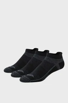 Черные носки (3 пары) ULTRALIGHT NO SHOW Черный 43-46 Saucony S385171-002