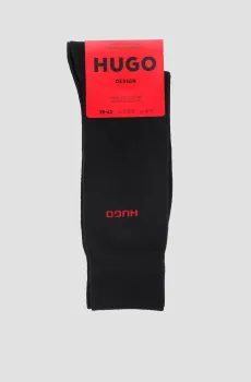 Мужские черные носки (2 пары) Черный 39-42 HUGO 50468099;001
