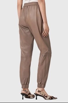 Кожаные брюки AllSaints JEN