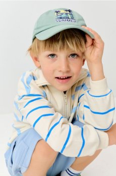 Бавовняна бейсболка - блідо-зелений